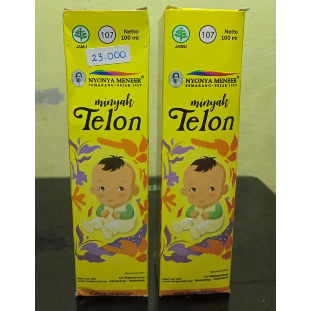 minyak telon nyonya meneer 100 ml