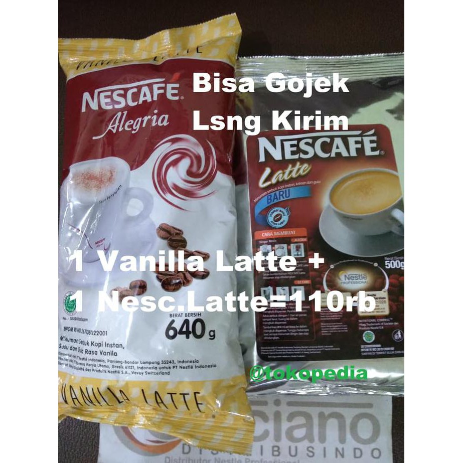 

PROMO Paket Vanilla Latte + Latte Nescafe Promo Murah