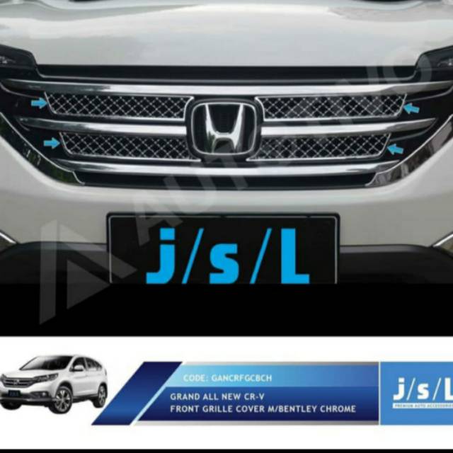 Grill depan Grand all new CRV/ front gril chrome m/Bentley jsl