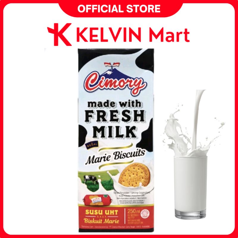 

Cimory Susu Cair UHT Coklat Milk Chocolate Rasa Cokelat Regal Biskuit pck 250mL | KELVIN Mart