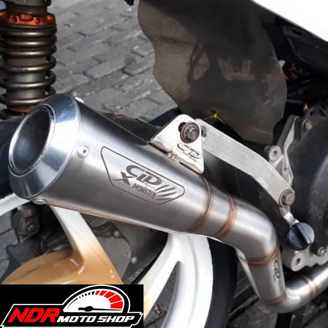 KNALPOT CLD RACING TYPE MONSTER X SERIES BEAT FI MIO NOUVO MIO J Z 125