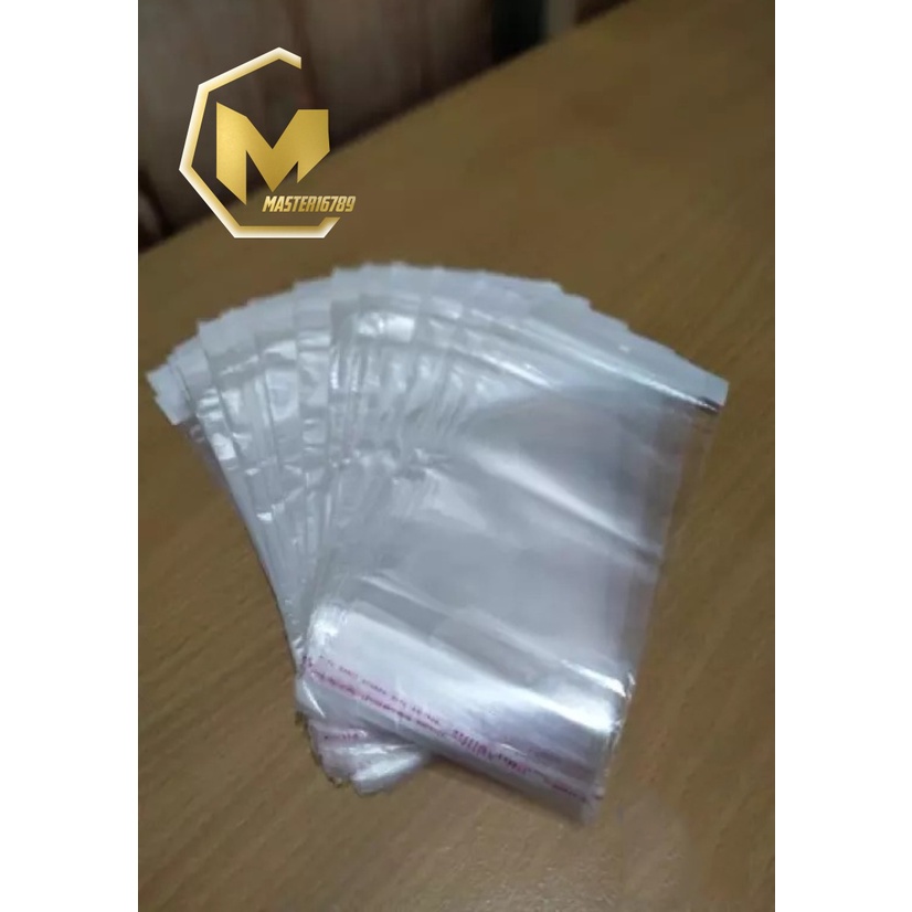 packing plastik packing plastik plastik opp kaca bening ISI 10 PCS MA2010