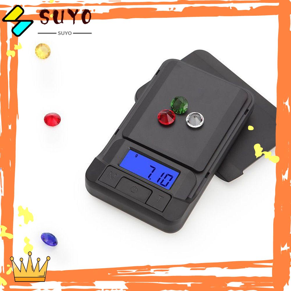 Suyo Timbangan Dapur Elektronik 300g / 0.01g 500g / 0.01g 200g / 0.01g 500g / 0.1g