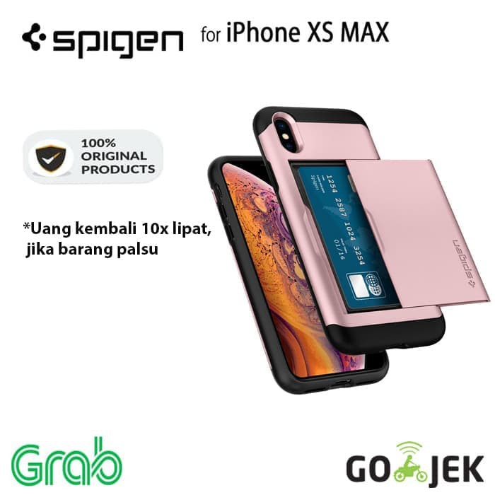 Spigen iPhone XS Max Case Slim Armor CS Rose Gold (ORIGINAL)