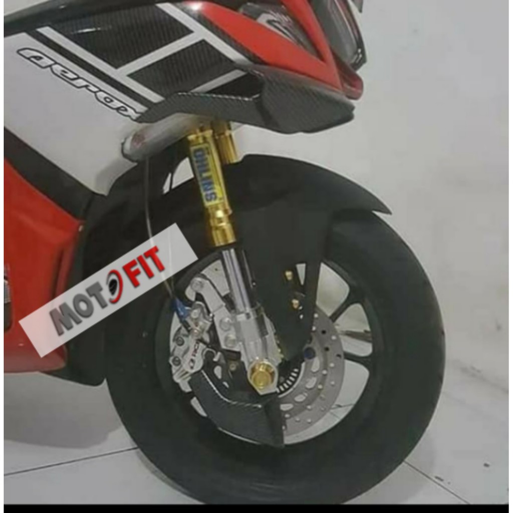 CUSTOM Spakbor Depan Aerox Model Ducati Panigale front fender aerox ducati style