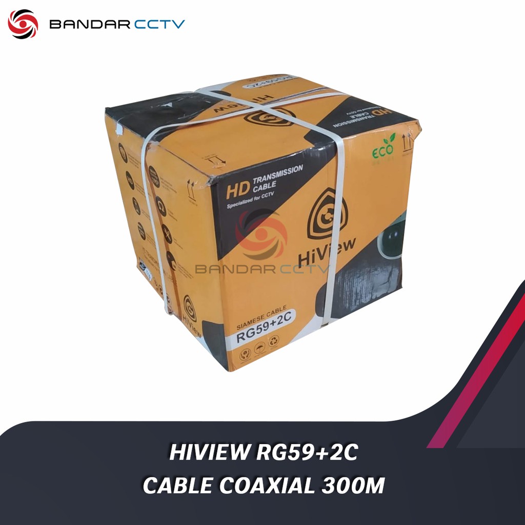 Kabel Coaxial Hiview RG59 300 Meter