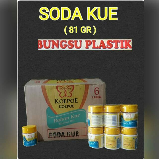 

Soda Kue 81g KoePoe KoePoe Pengembang Natrium Bikarbonat Kupu Kupu