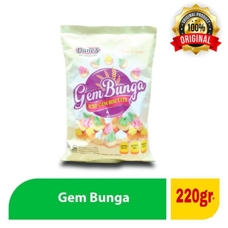 

gem bunga Dane's iced gem biscuits 220gr