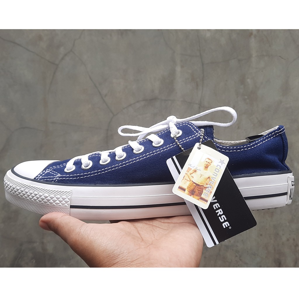 Sepatu Converse Low Basic Navy Original