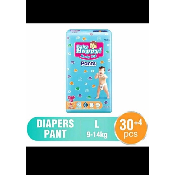 Pampers baby happy L 30+4