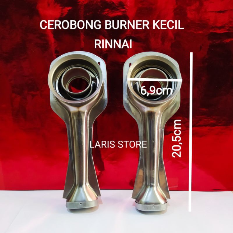 Cerobong Panjang Untuk Burner Kuningan Kecil Kompor Gas Rinnai