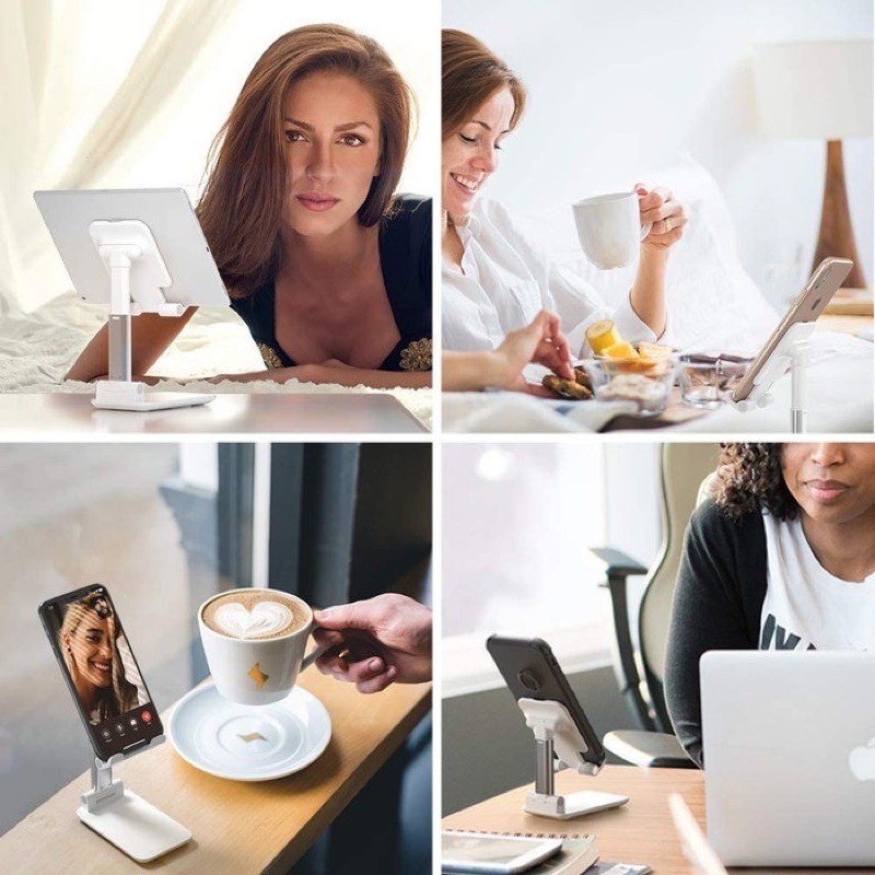 Liftable Foldable Phone Holder di Meja Folding Desktop, holder meja. standing meja, stand meja