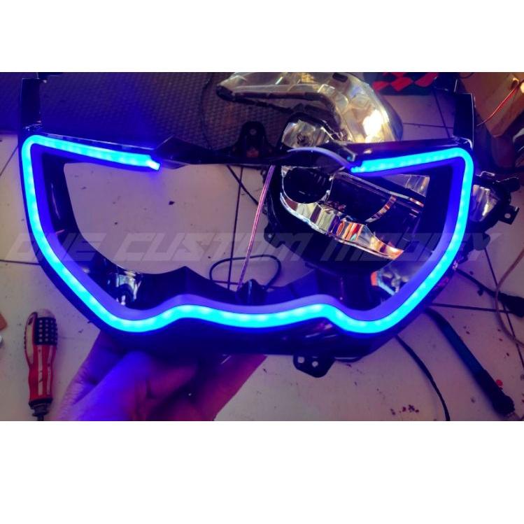 Special Price.. LAMPU LED ALIS DRL NMAX 60 CM BONUS DEVIL EYES NMAX OLD LAMPU ALIS LED DRL LAMPU SENJA LED MOTOR NMAX OLD