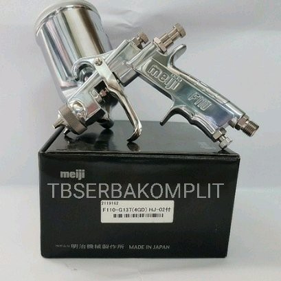 Meiji F110-G13T Cup 4GD HJ-02 Spraygun Tabung Atas Original Made in JAPAN Spray Cat Gun Speed Duco