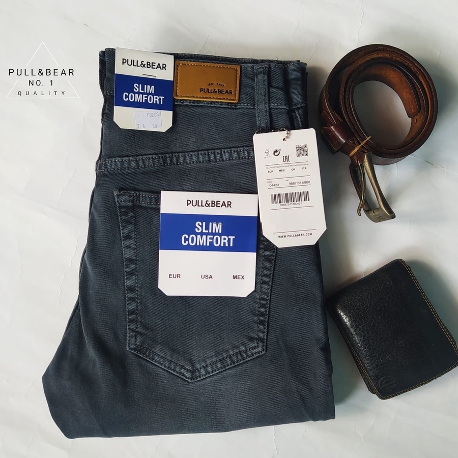 ukuran jumbo   celana full bear super skinny   celana jeans stretch   celana import