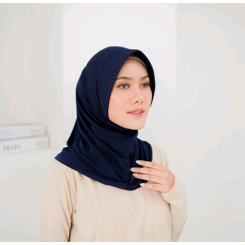 JILBAB SPORT °° HIJAB SPORT STANDAR°° jilbab sport kain jersey murah