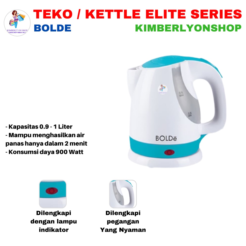 Bolde Super Kettle Elite Series Teko Pemanas Air Elektrik