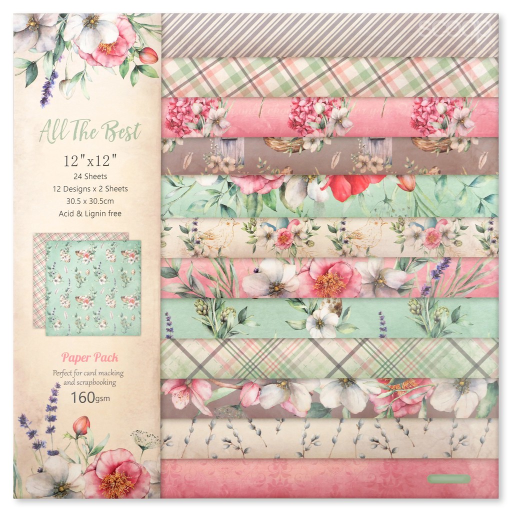 

Scoop SCRAPBOOK PAPER 30.5x30.5cm Flower 63090201