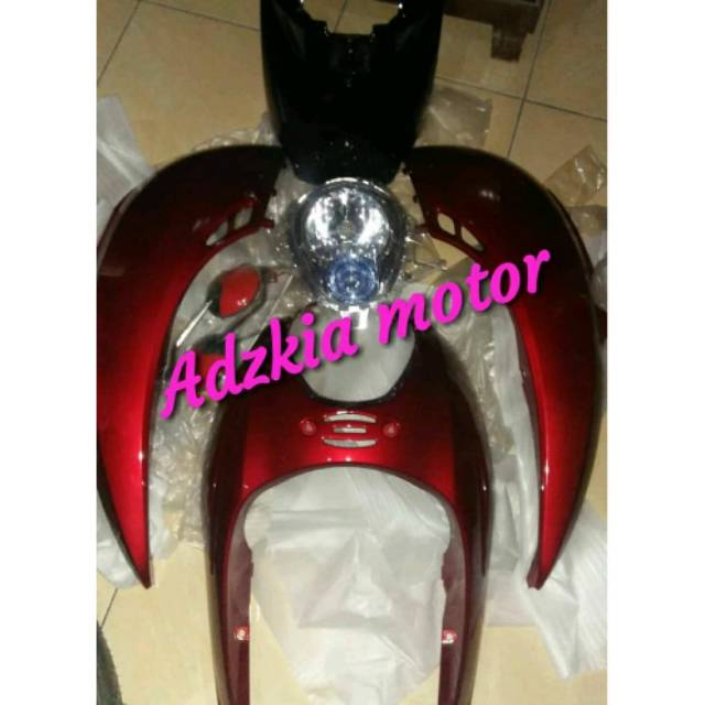Body Scoopy karbu plus spakbor depan