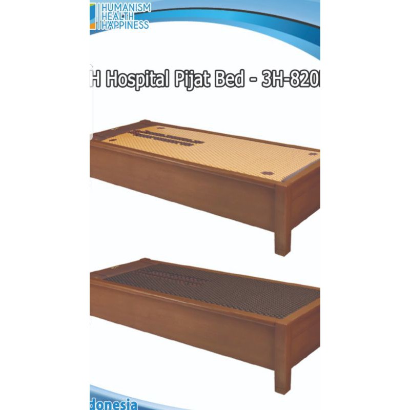 ranjang kesehatan pijat infra red 3H SMART TERAPI memiliki 18titik tuas.