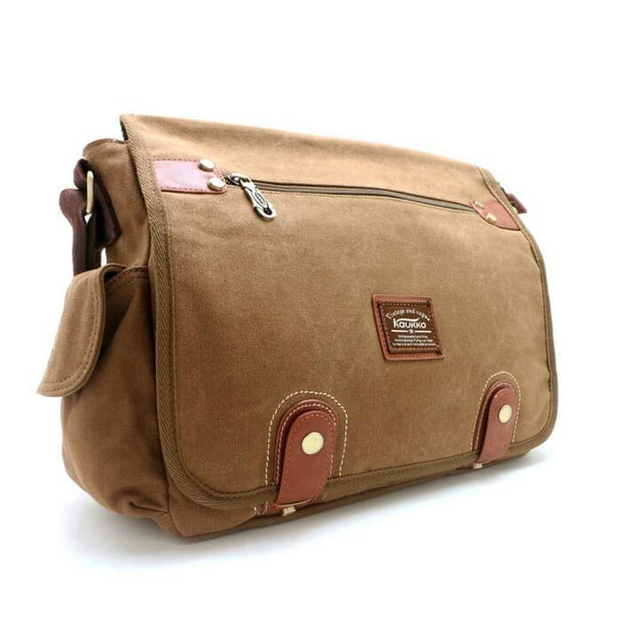 (T) TERMURAH tas selempang pria wanita kanvas tas pakaian tas travelling