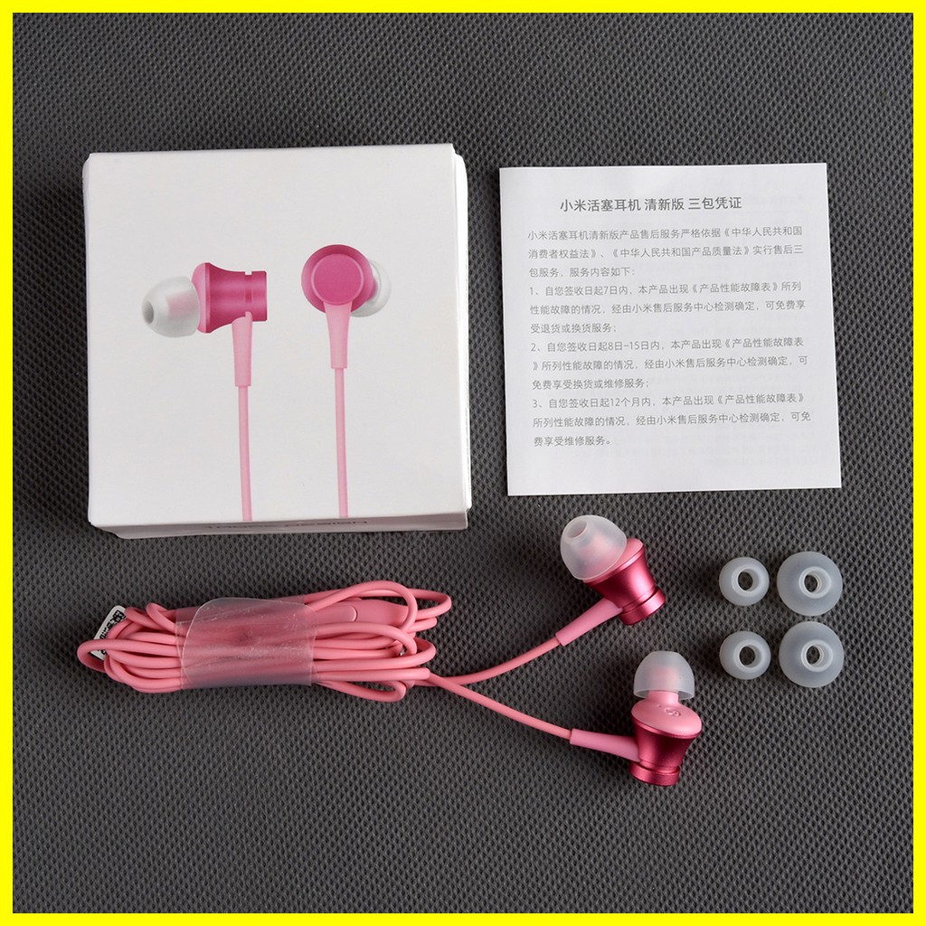 Xiaomi Piston 3 Colour Edition Earphone Redmi Mi Note 1 2 3 3s 4 4x 5 4c 6