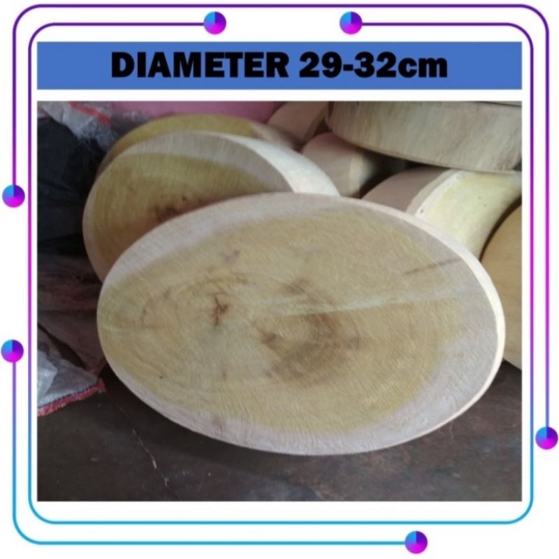 talenan daging kayu bulat