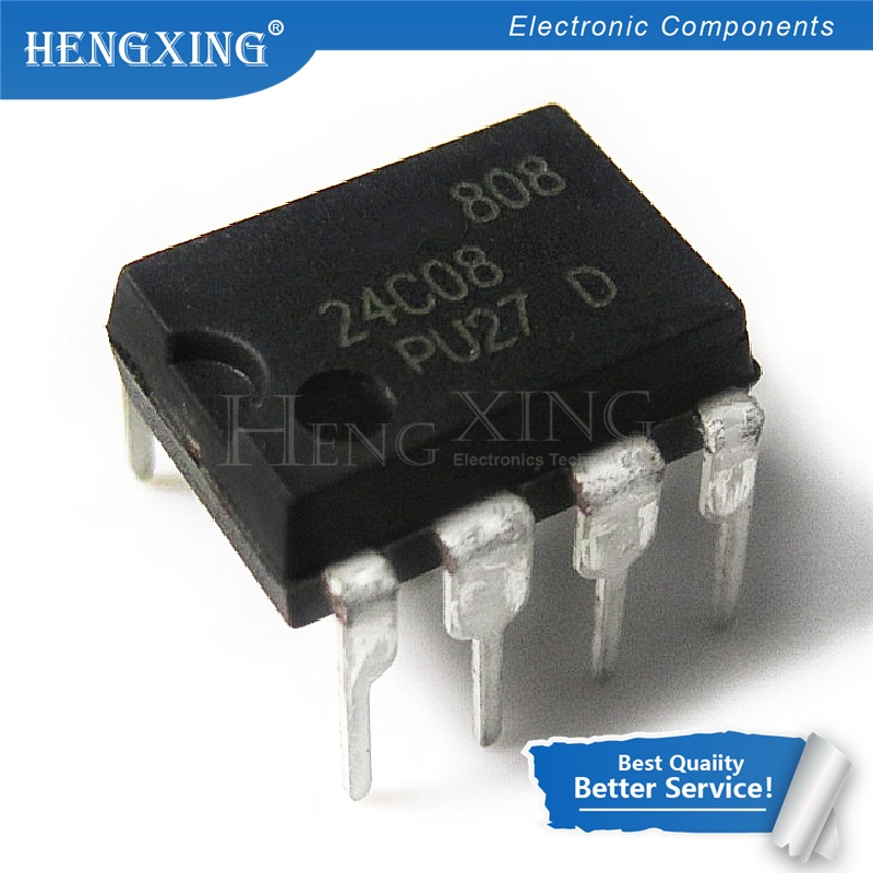 100pcs IC AT24C08AN-PU27 DIP-8 AT24C08 DIP AT24C08AN 24C08