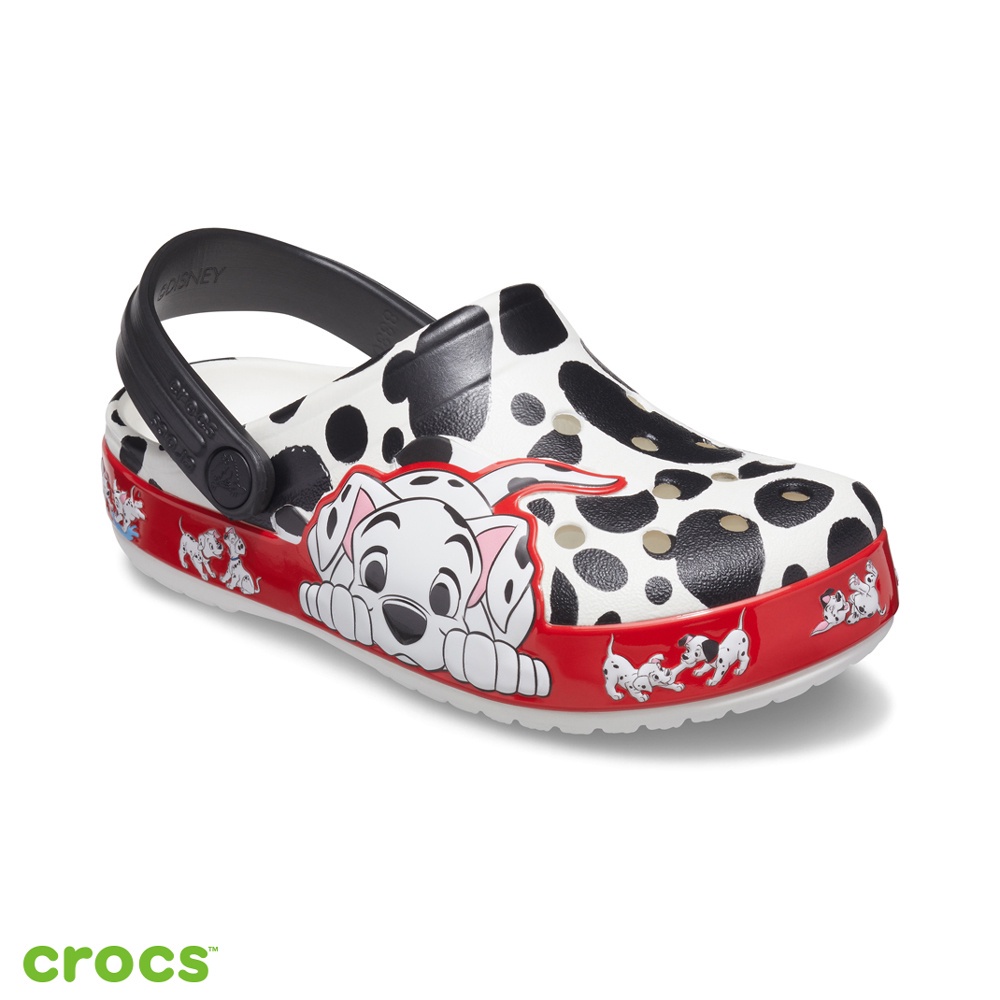 Crocs Kid's FL 101 Dalmatians Clog - White 207193-100