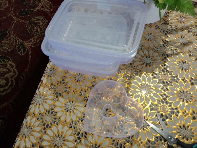 Cetakan Puding Love Plastik  Jelly Agar Coklat Nasi Bento Es Bentuk Love Cetakan Serbaguna