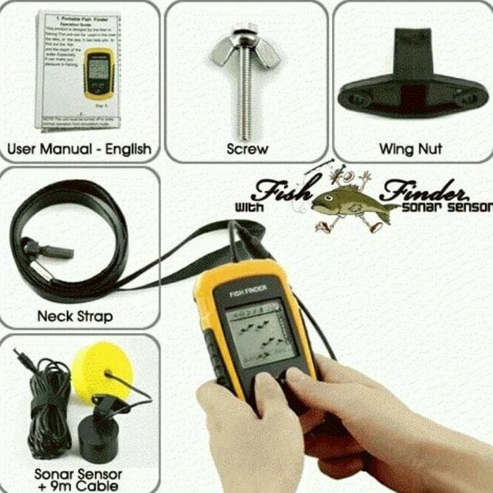 Alat pelacak ikan fish finder . pancing ikan pemancing