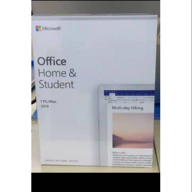 Office home student 2019