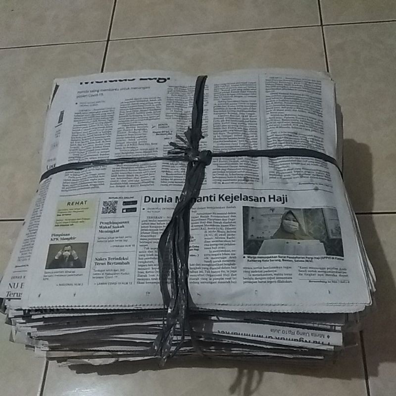 KORAN BEKAS DAN TABLOID BEKAS HARGA PER KILOAN BERKUALITAS