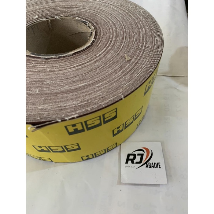 Amplas Roll HSS 4x4,5 50 Meter Grit 80-400 - 80