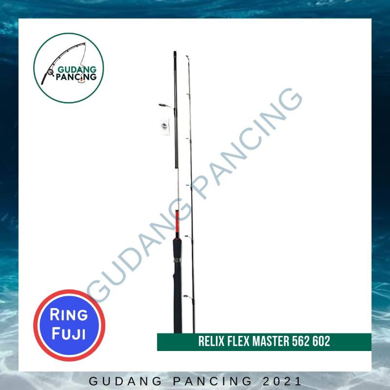 Rod Joran Pancing Relix Flex Master 462 502  562 602 - Ring Fuji