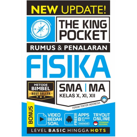 BUKU SMA - NEW UPDATE THE KING POCKET SMA MATEMATIKA., KIMIA, BIOLOGI, FISIKA / BUKU POCKET SMA-FISIKA