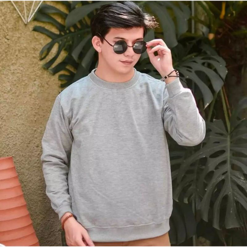 Basic sweater crewneck polos Olivee