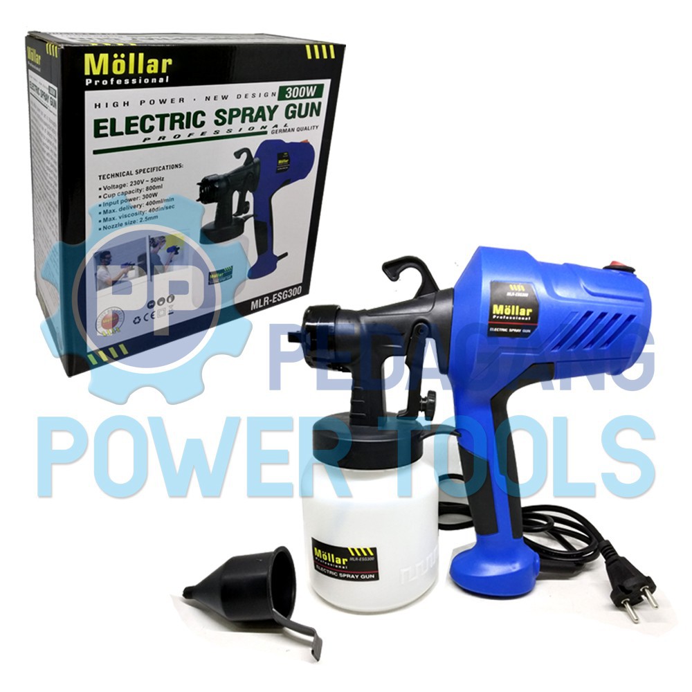 MOLLAR MLR-ESG300 Spray Gun Elektrik 300 Watt - Electric