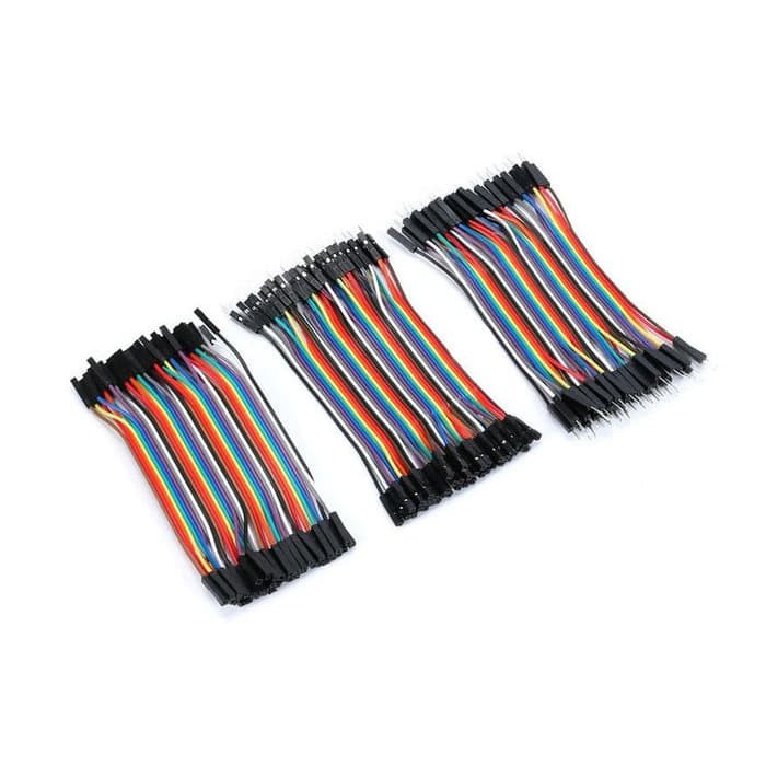 40 Pin 10 cm Jumper Wire Cable Kabel Jumper 40P 10cm Kabel Jumper Pelangi