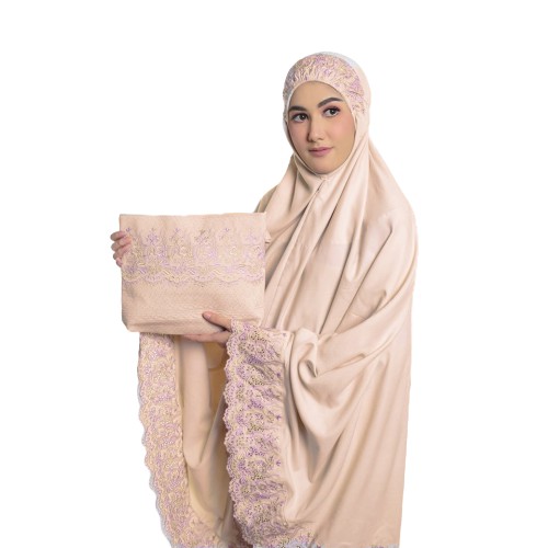 Mukena Dewasa Bordir Katun Mikro-Mukena Dewasa Terbaru-Mukena Bordir