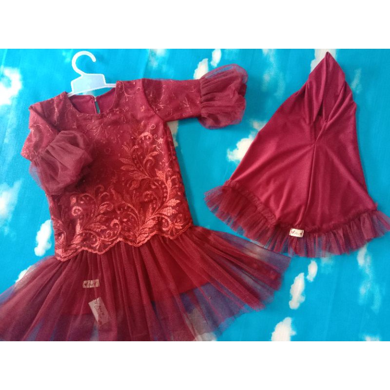 MERMAID SET GAMIS / GAMIS ANAK SYARI BROKAT DUYUNG