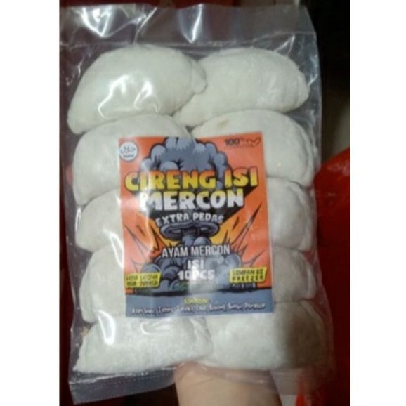 

Cireng mercon isi Ayam
