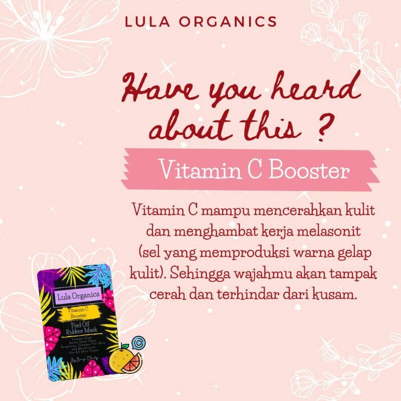 [DIST MEDAN] RUBBER MASK BY LULA.ORGANICS DELULA ORGANICS MASKER PEEL OFF KECANTIKAN KLINIK