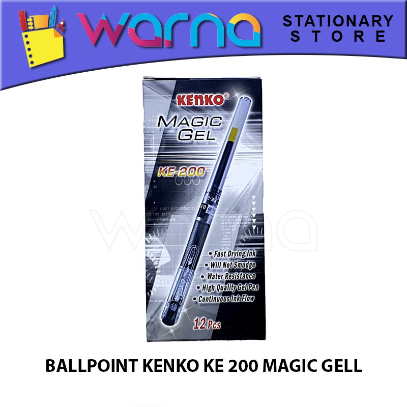 

PEN PULPEN BOLPEN BULPEN BALLPOINT KENKO KE 200 MAGIC GELL