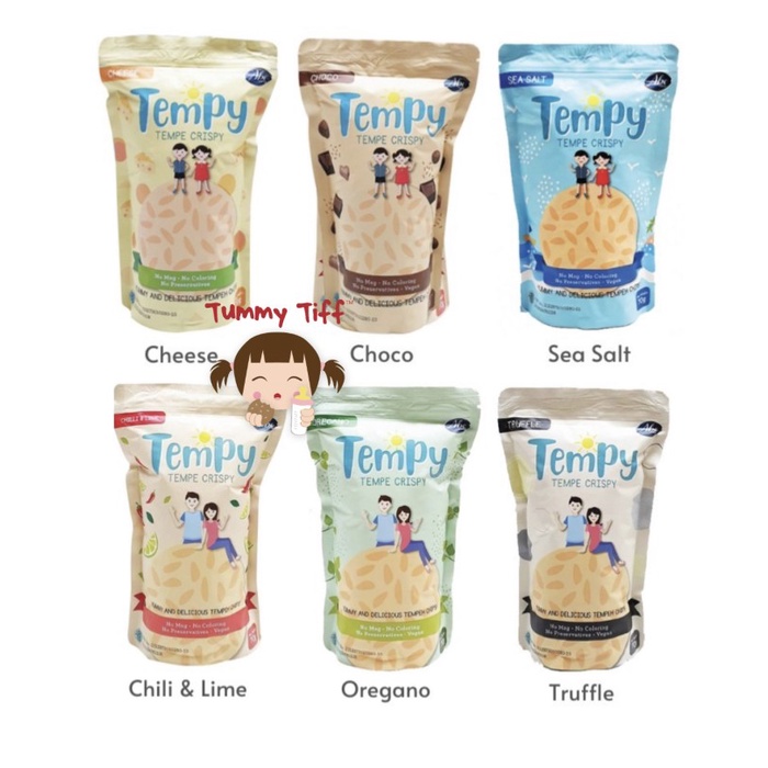 

TERLARIS Tempy (Tempe Crispy) NO MSG / snack anak sehat / keripik tempe - TEMPY keju