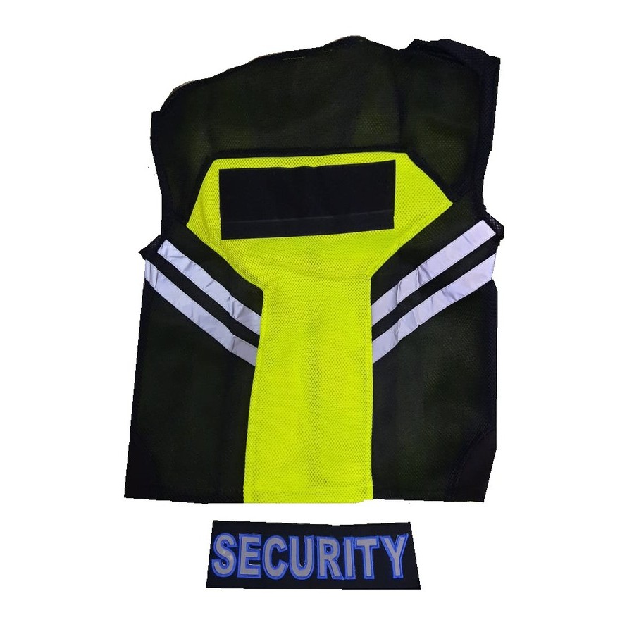 Rompi Satpam Security Bahan Double Mess DObel Mesh Tebal Berkualitas