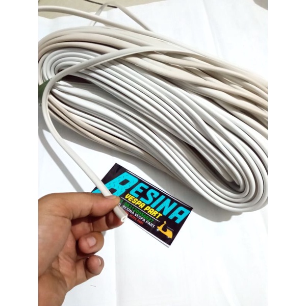 karet list laci tangki vespa super sprint vbb pts putih Import