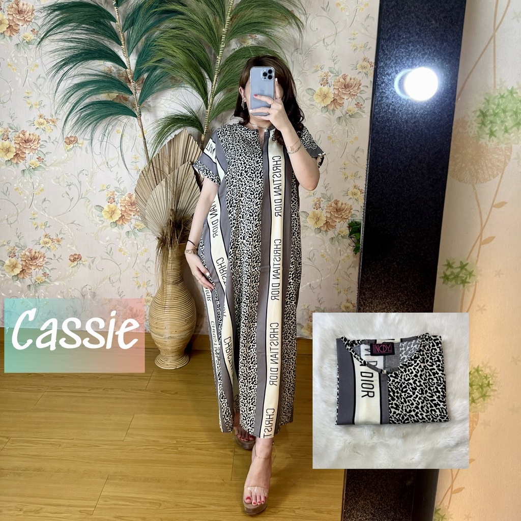 PART1 NCDY HOMEWEAR DASTER PANJANG SEMATA KAKI LD 130cm BUSUI FRIENDLY JUMBO-Cassie
