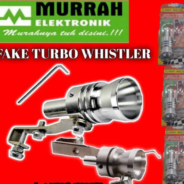 Pengencang suara knalpot Turbo / Fake Turbo Whistler ukuran S. Alat Suara knalpot TURBO mobil/motor