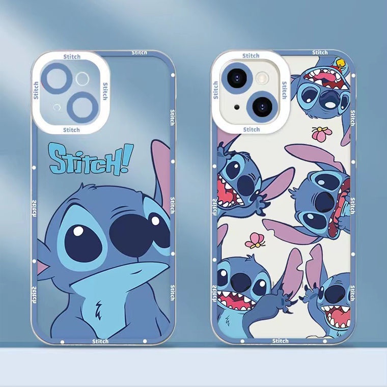 Soft Case Silikon TPU Desain Stitch Untuk Iphone 14 13 12 Mini 11 10 Pro XS Max X XR 8 7 6 6S Plus